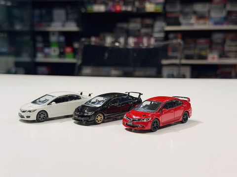  XE MÔ HÌNH HONDA CIVIC MUGEN RR FD2,TỶ LỆ 1/64 JDM64 