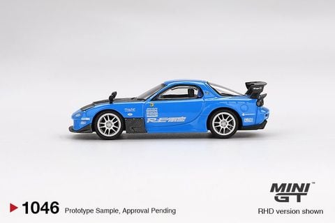  XE MÔ HÌNH MAZDA RX-7 RE-AMEMIYA 20B NA 3ROTOR-7,TỶ LỆ 1/64 MNIGT 