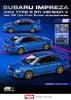 XE MÔ HÌNH SUBARU IMPREZA WRS TYPE R STI VERSION,TỶ LỆ 1/64 JDM64