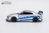 XE MÔ HÌNH NISSAN GTR R35 WIDEBODY SIVER,TỶ LỆ 1/64 ET