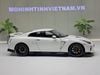 XE MÔ HÌNH NISSAN GT-R R35 TRACK EDITION ENGINEERED BY NISMO PEARL WHITE,TỶ LỆ 1/64 MOTORHELIX
