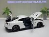 XE MÔ HÌNH NISSAN GT-R R35 TRACK EDITION ENGINEERED BY NISMO PEARL WHITE,TỶ LỆ 1/64 MOTORHELIX