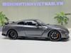 XE MÔ HÌNH NISSAN GT-R R35 TRACK EDITION ENGINEERED BY NISMO 2020 GUN METALLIC,TỶ LỆ 1/18 MOTORHELIX