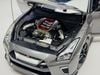 XE MÔ HÌNH NISSAN GT-R R35 TRACK EDITION ENGINEERED BY NISMO 2020 GUN METALLIC,TỶ LỆ 1/18 MOTORHELIX