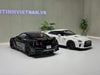 XE MÔ HÌNH NISSAN GT-R R35 TRACK EDITION ENGINEERED BY NISMO PEARL WHITE,TỶ LỆ 1/64 MOTORHELIX