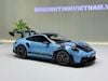 XE MÔ HÌNH PORSCHE 911 GT3 RS  WEISSACH PACK GULFBLUE,TỶ LỆ 1/18 NOREV