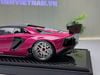 XE MÔ HÌNH LAMBORGHINI AVENTADOR SVJ LBW PINK,TỶ LỆ 1/18 VIP MODEL