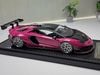 XE MÔ HÌNH LAMBORGHINI AVENTADOR SVJ LBW PINK,TỶ LỆ 1/18 VIP MODEL