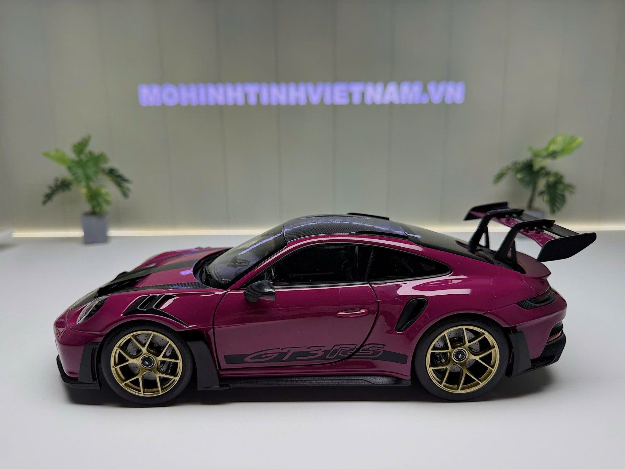 XE MÔ HÌNH PORSCHE 911 GT3 RS  WEISSACH PACK STENRUBIN,TỶ LỆ 1/18 NOREV