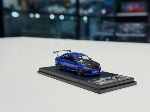  XE MÔ HÌNH MITSUBISHI LANCER EVOLUTION BLUE,TỶ LỆ 1/64 FAST & SPEED 