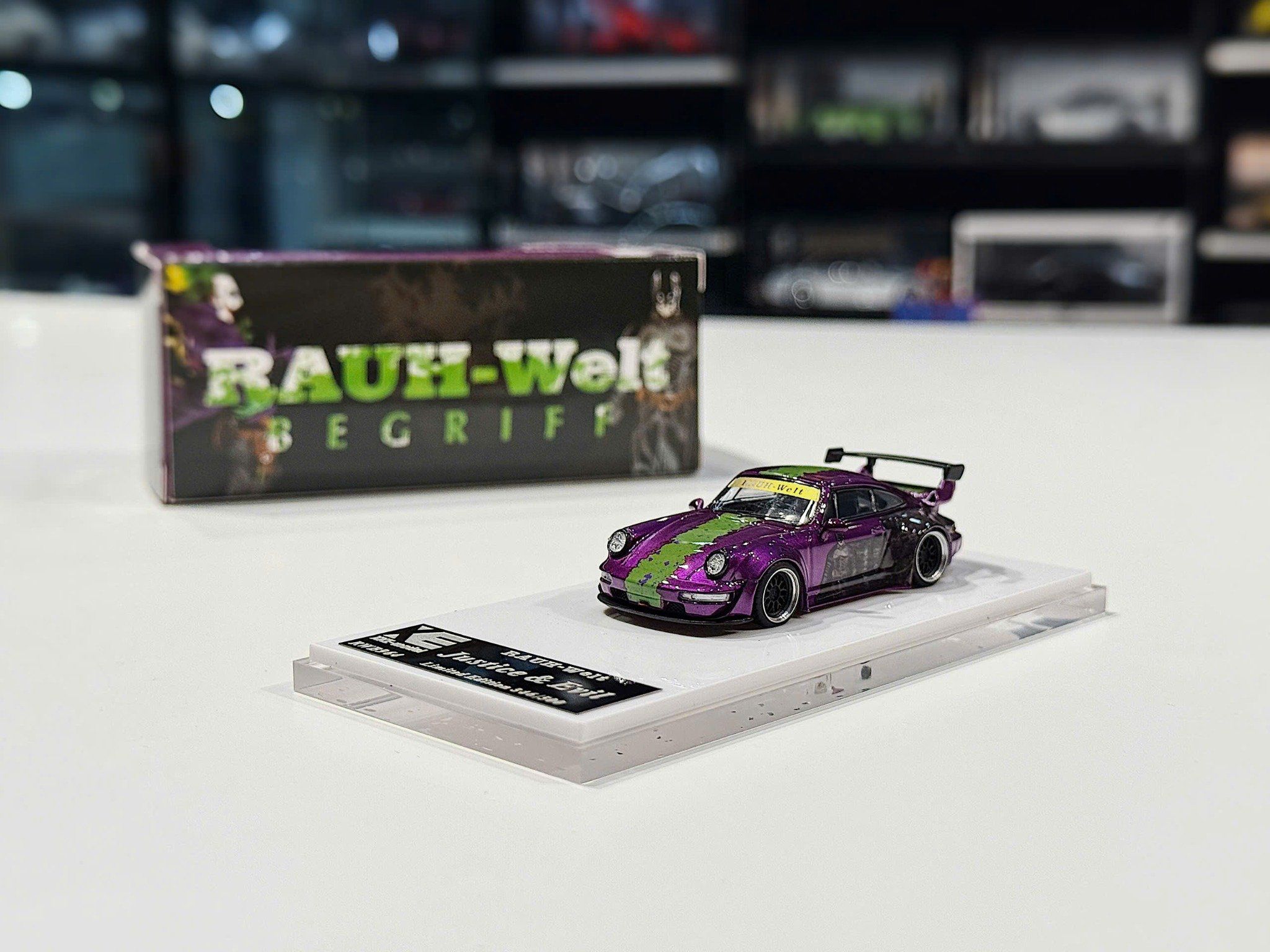 XE MÔ HÌNH PORSCHE 964 RWB,TỶ LỆ 1/64 XKE MODEL