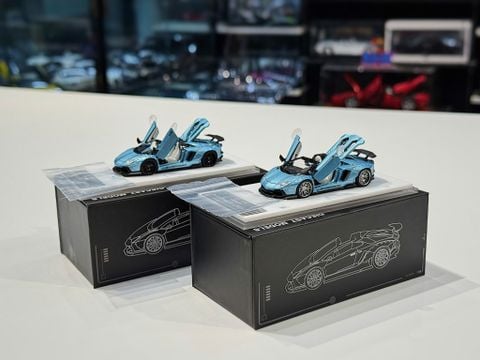  XE MÔ HÌNH LAMBORGHINI AVENTADOR LBW,TỶ LỆ 1/64 RIHNO 
