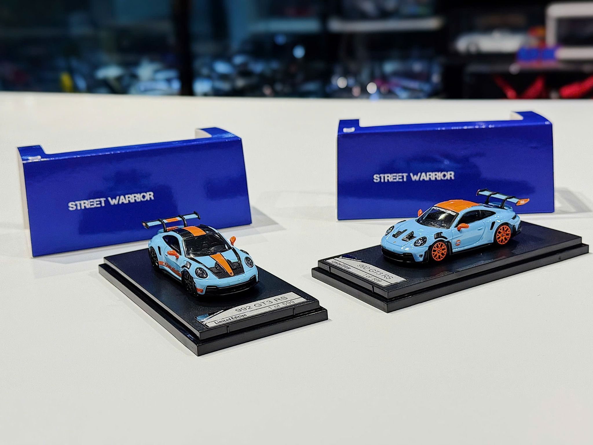 XE MÔ HÌNH PORSCHE 992 GT3 RS,TỶ LỆ 1/64 STREET WARRIOR