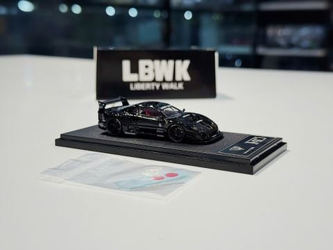  XE MÔ HÌNH FERRARI F40 OPEN ENGINE BLACKTỶ LỆ 1/64 STAR MODEL 