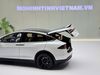 XE MÔ HÌNH TESLA MODEL X WHITE,TỶ LỆ 1/18