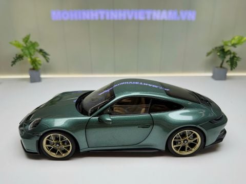  XE MÔ HÌNH PORSCHE 911 GT3 2021 MALACHITE GREEN METALLIC,TỶ LỆ 1/18 NOREV 
