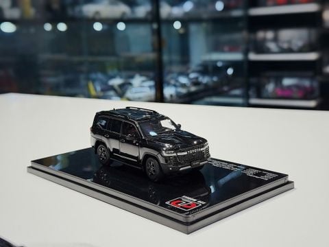  XE MÔ HÌNH TOYOTA LAND CRUISER LC300 GR-SPORT BLACK,TỶ LỆ 1/43 LCD 