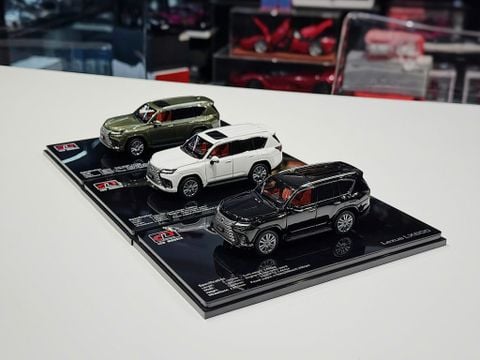  XE MÔ HÌNH LEXUS LX600,TỶ LỆ 1/43 LCD MODEL 