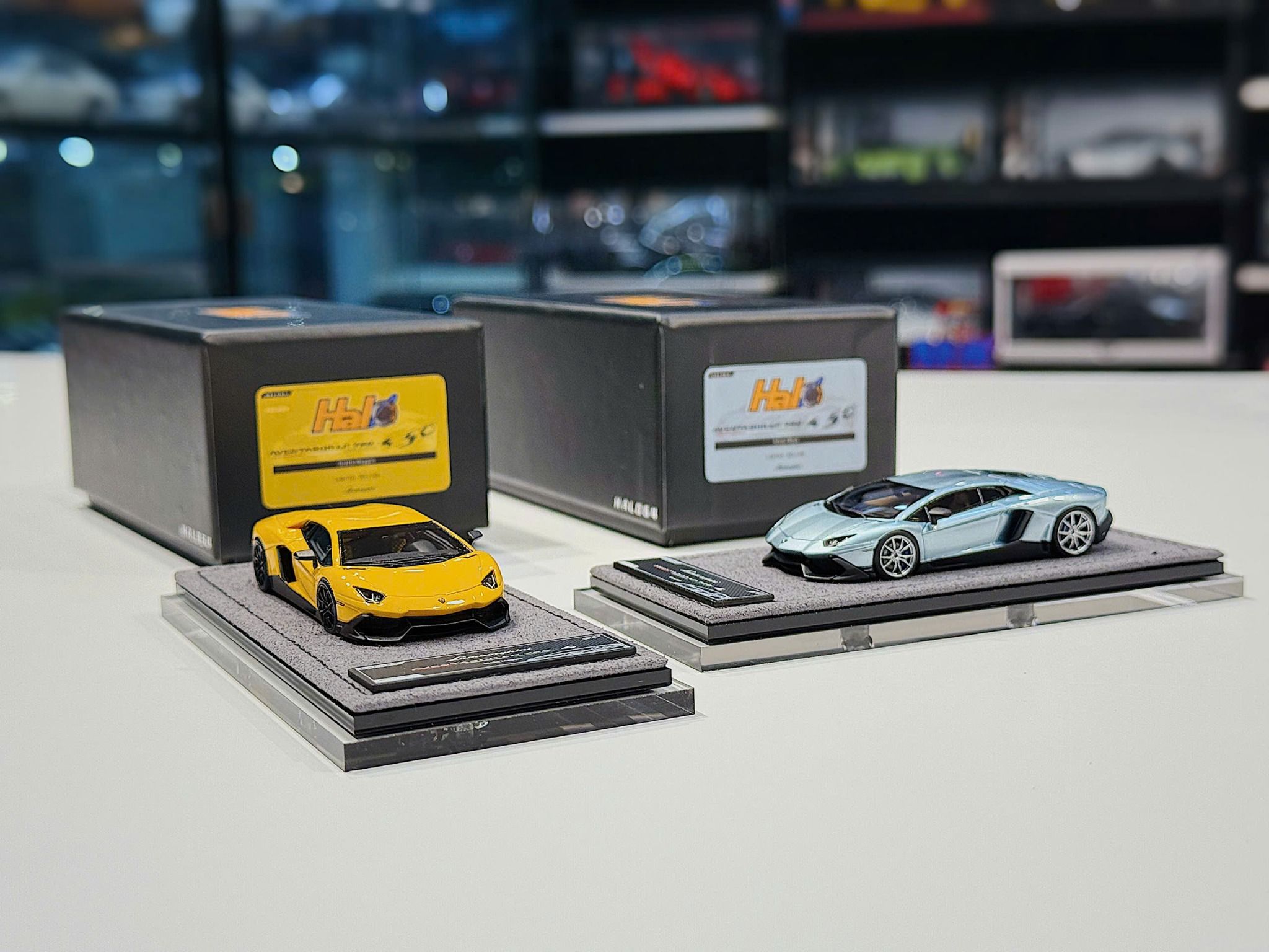 XE MÔ HÌNH LAMBORGHINI AVENTADOR LP720-4,TỶ LỆ 1/64 HALO64