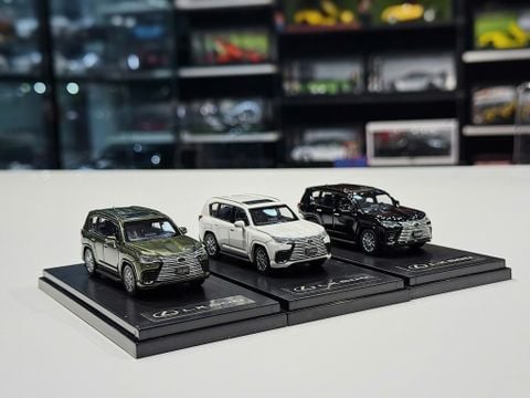  XE MÔ HÌNH LEXUS LX600,TỶ LỆ 1/64 LCD 