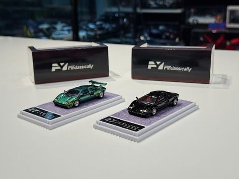  XE MÔ HÌNH LAMBORGHINI COUNTACH LP5000 S,TỶ LỆ 1/64 FINCLASSICALLY 