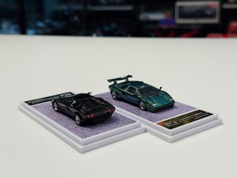  XE MÔ HÌNH LAMBORGHINI COUNTACH LP5000 S,TỶ LỆ 1/64 FINCLASSICALLY 