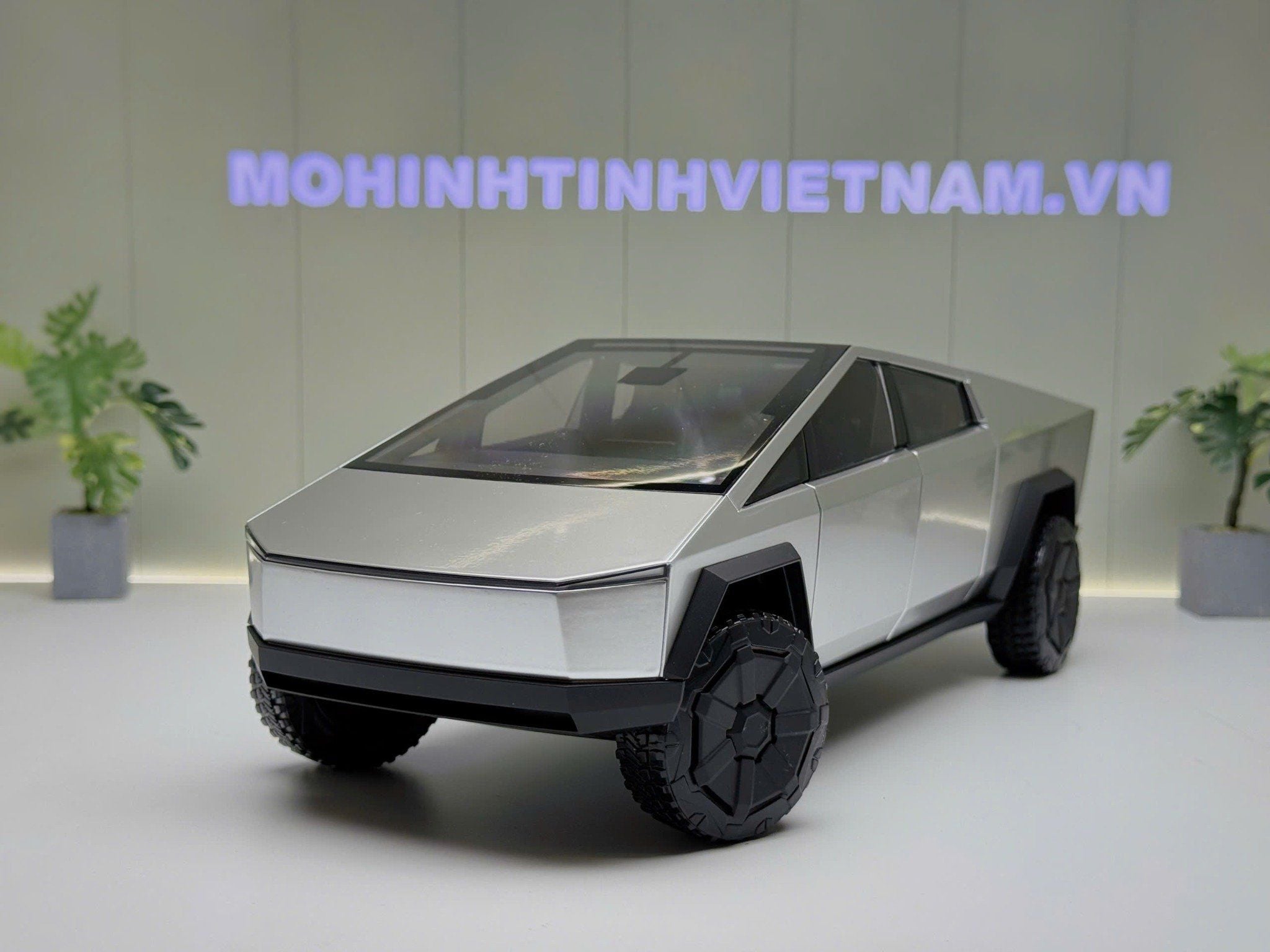 XE MÔ HÌNH TESLA CYBERTRUCK,TỶ LỆ 1/18 TESLA