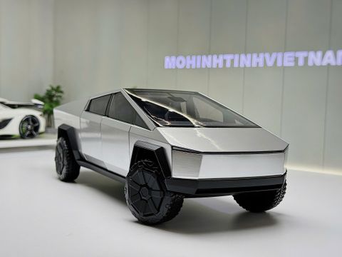  XE MÔ HÌNH TESLA CYBERTRUCK,TỶ LỆ 1/18 TESLA 