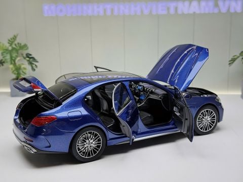  XE MÔ HÌNH MERCEDES BENZ C260 BLUE,TỶ LỆ 1/18 NZG 
