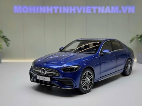  XE MÔ HÌNH MERCEDES BENZ C260 BLUE,TỶ LỆ 1/18 NZG 