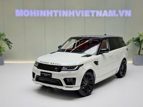  XE MÔ HÌNH RANGE ROVER SPORT WHITE,TỶ LỆ 1/18 WHELART 