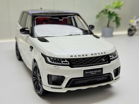  XE MÔ HÌNH RANGE ROVER SPORT WHITE,TỶ LỆ 1/18 WHELART 
