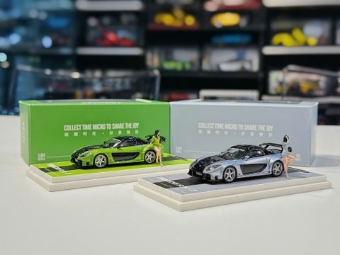  XE MÔ HÌNH MAZDA RX7 VEILSIDE,TỶ LỆ 1/64 TIMEMICRO 
