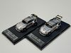 XE MÔ HÌNH PORSCHE 993 RWB SILVER,TỶ LỆ 1/64 STREET WARRIOR