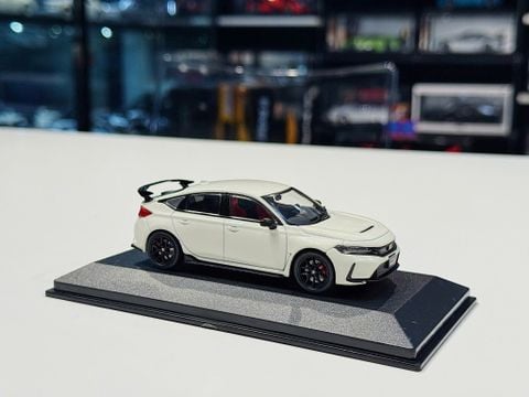  XE MÔ HÌNH HONDA CIVIC TYPE R FL5 WHITE,TỶ LỆ 1/43 SOLIDO 
