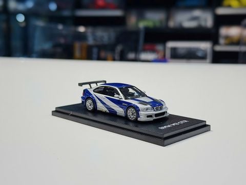  XE MÔ HÌNH BMW M3  GTR NEED FOR SPEED,TỶ LỆ 1/64 ALMOST REAL 
