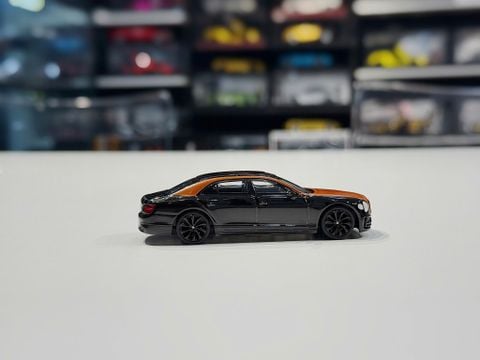  XE MÔ HÌNH BENTLEY FLYING SPUR ORANGE FLAME / ONYX,TỶ LỆ 1/64 MINIGT 