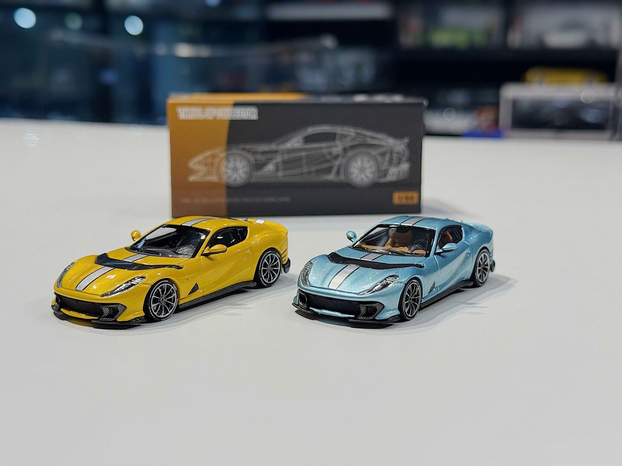 XE MÔ HÌNH FERRARI 812 COMPETIZIONE TỶ LỆ 1/64 TOC