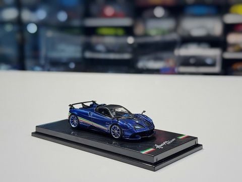  XE MÔ HÌNH PAGANI HUAYRA TRICOLOR CARBON,TỶ LỆ 1/64 CM 