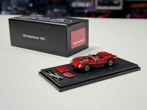  XE MÔ HÌNH FERRARI 250 TESTA ROSSA 1957,TỶ LỆ 1/64 GFCC 
