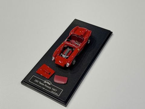  XE MÔ HÌNH FERRARI 250 TESTA ROSSA 1957,TỶ LỆ 1/64 GFCC 