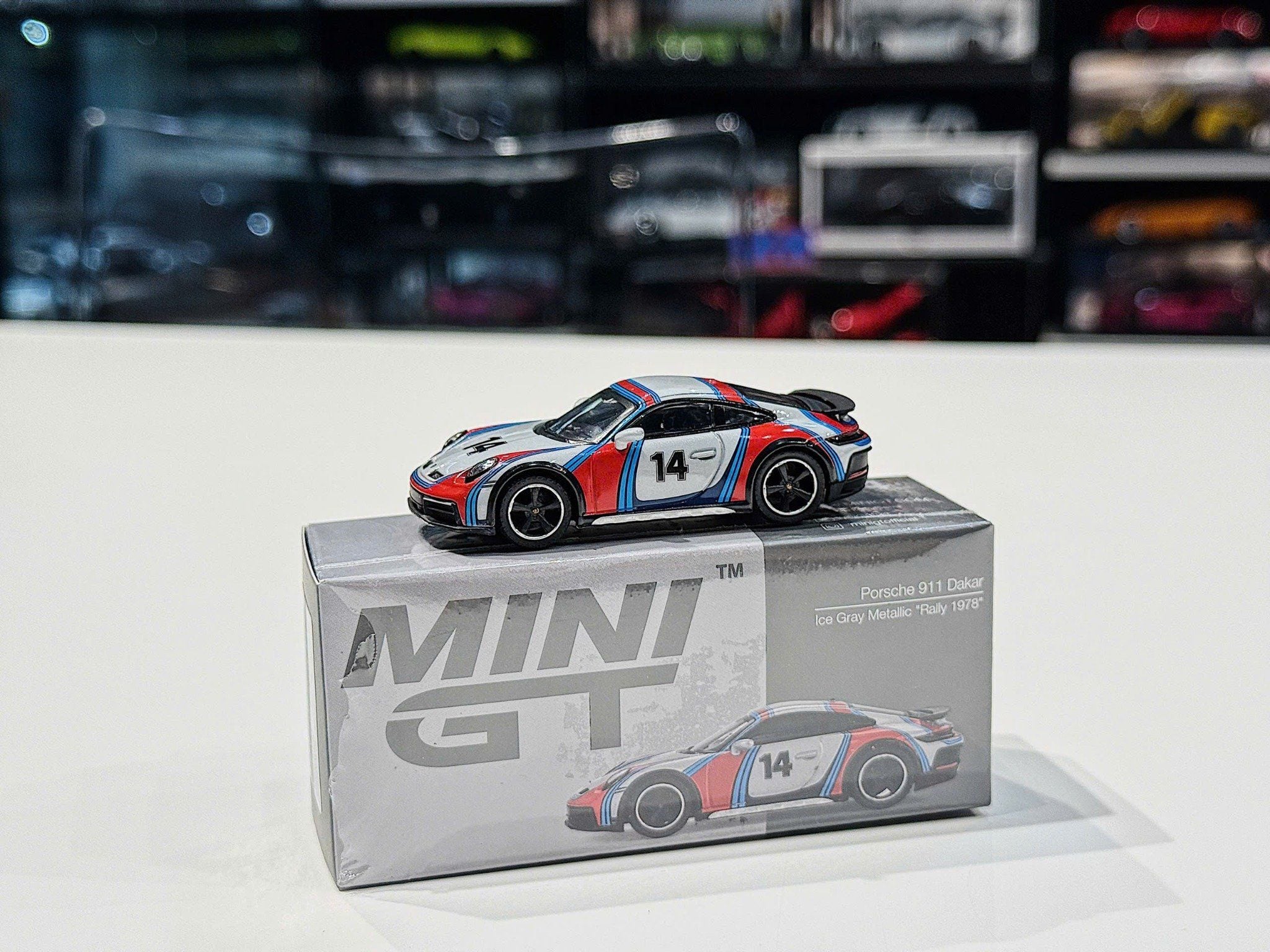 XE MÔ HÌNH PORSCHE 911 DARKA ICE GREY METALLIC 