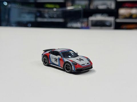  XE MÔ HÌNH PORSCHE 911 DARKA ICE GREY METALLIC 