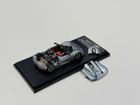  XE MÔ HÌNH KOENIGSEGG CC850 SILVER,TỶ LỆ 1/64 RIHNO 