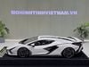 XE MÔ HÌNH LAMBORGHINI SIAN FKP 37 PEARL WHITE,TỶ LỆ 1/18 HENSON HEAVEN