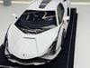 XE MÔ HÌNH LAMBORGHINI SIAN FKP 37 PEARL WHITE,TỶ LỆ 1/18 HENSON HEAVEN