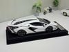 XE MÔ HÌNH LAMBORGHINI SIAN FKP 37 PEARL WHITE,TỶ LỆ 1/18 HENSON HEAVEN