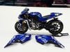 XE MÔ HÌNH MOTO GT YAMAHA YZR-M1 NORICK ABE 2004,TỶ LỆ 1/12 MINICHAMPS