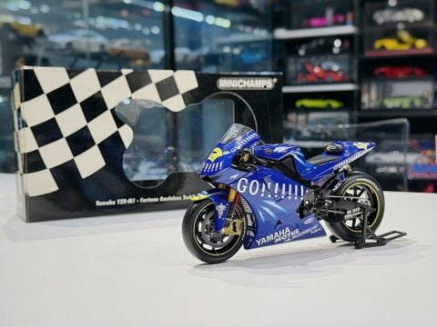  XE MÔ HÌNH MOTO GT YAMAHA YZR-M1 NORICK ABE 2004,TỶ LỆ 1/12 MINICHAMPS 