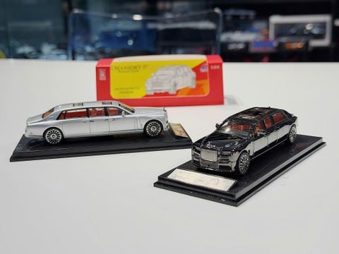  XE MÔ HÌNH ROLLS ROYCE PHANTOM VIII MANSORY LIMOOSINE,TỶ LỆ 1/64 SC ART 